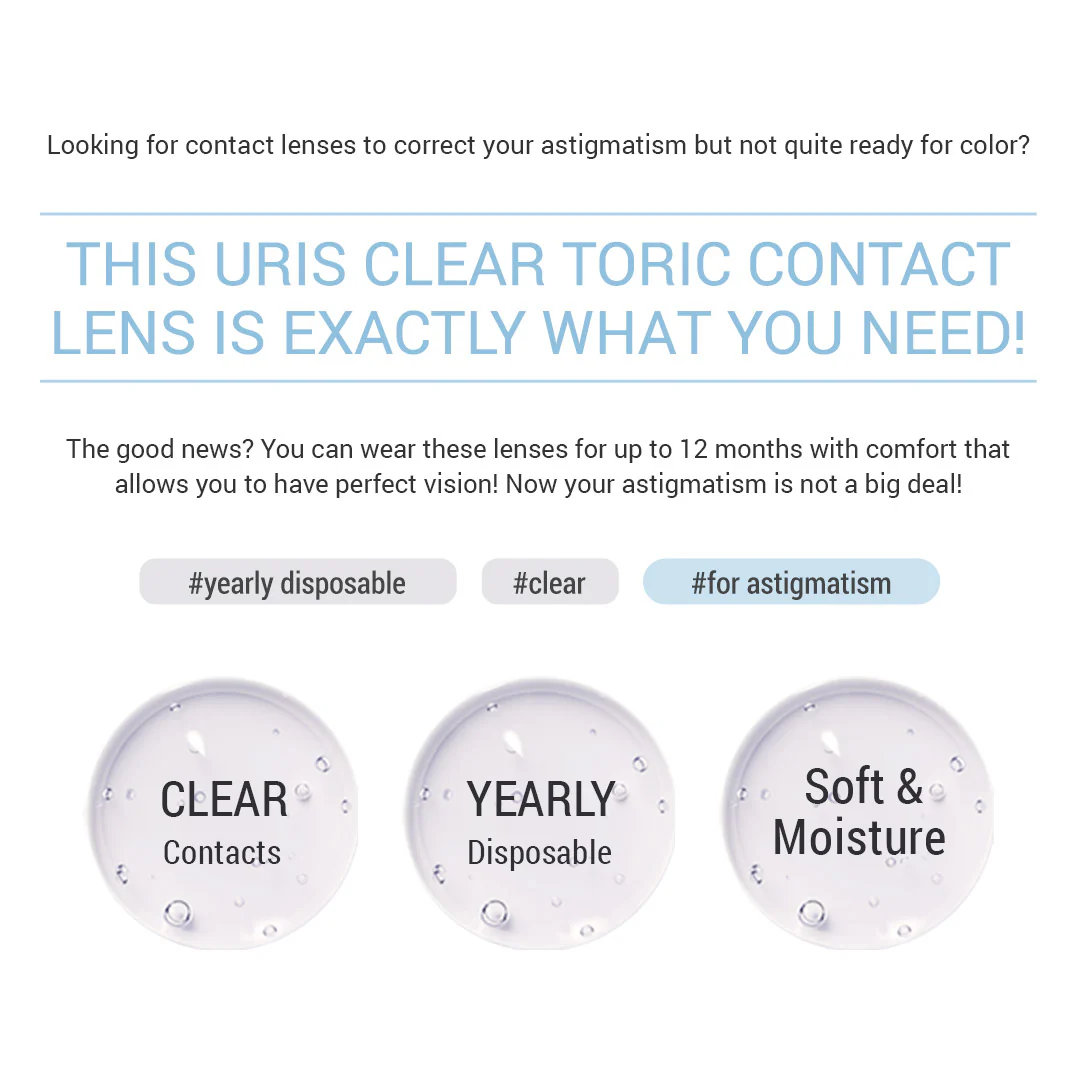 Uris Clear Toric Contact lenses (Toric) - Image 4
